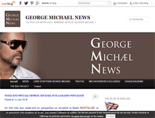 Tablet Screenshot of george-michael-news.com